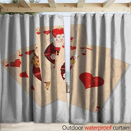 Amazon Com Warmfamily In Wonderland Grommet Curtain Panel Crown