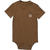 Carhartt Unisex Baby, Short-sleeve Bodysuit Pocket T-shirt
