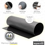 The Magnet Shop 10 x A4 0.85mm Plain Flexible Magnetic Sheets Strong Motorway view 3