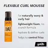 got2b Curlz Flexible Curl Mousse 200ml Lightweight Curl Defining Foam view 2