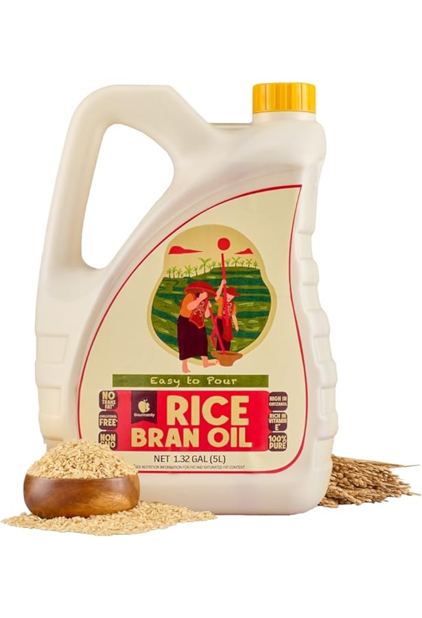 Baja Precious Rice Bran Oil - Case Of 4 Gallons, High Smoke Point Cooking Oil
