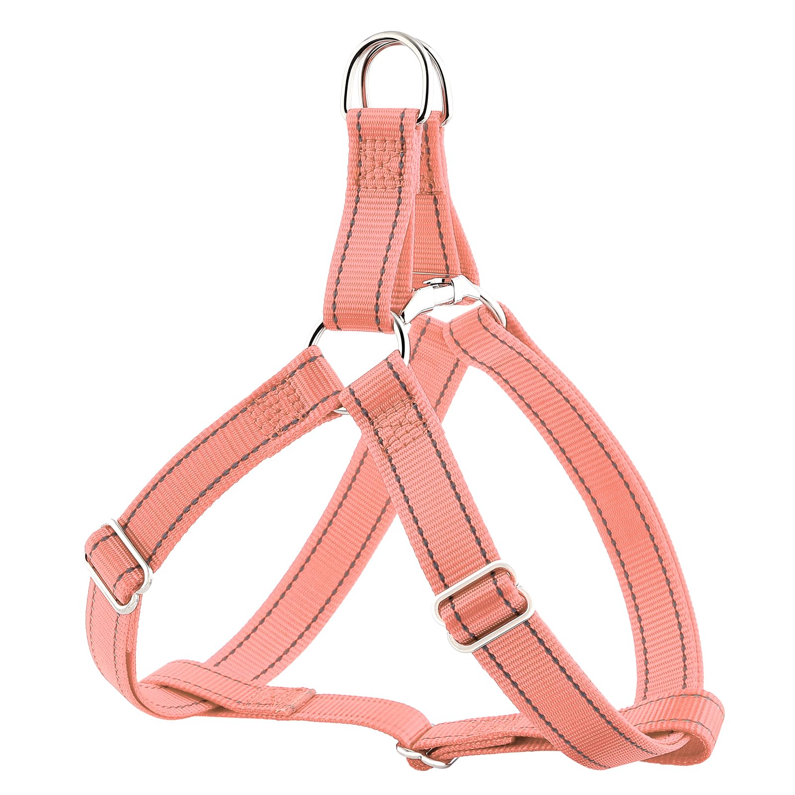 Plutus Pet Step In Dog Harness, Reflective, Adjustable, and Secure with Metal Buckles, Easy Walk Dog Harness for Puppy, Small, Medium and Large Dogs, Pink, L — image 1
