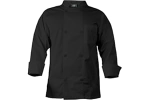 Chef Code Men's 8 Pearl Button Chef Coat