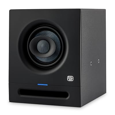 PreSonus Eris Pro 4 Studio Monitor — Bi-Amped, Active, 4.5-inch Coaxial Studio Monitor for Audio Recording & Mixing, Ceiling- & Wall-Mountable