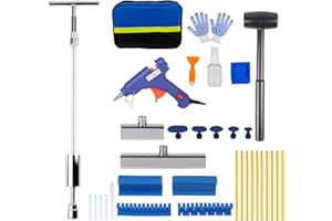 LARLARSA Lararsa Dent Puller Kit - Adjustable Paintless Dent Removal Kit for Cars,Car Dent Remover Puller, Dent Repair Kit with Slide Hammer T-Bar,Refrigerator Door Ding,Hail Dent Repair
