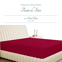 Carressa Linen 100% Cotton Twin Size Fitted Sheet