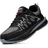 Ruivina Composite Toe Shoes for Men Women Wide fit Safety Shoes Impact Resistant Lightweight Comfortable Breathable Puncture Proof Work Sneakers Pass Metal Detectorr