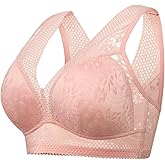 Womens Wireless Bra Breathable Daisy Lace Bralettes Comfort Full Coverage Everyday Bras