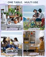 Sportneer Folding Camping Table 60x40 cm Adjustable 4 Height Positions view 7