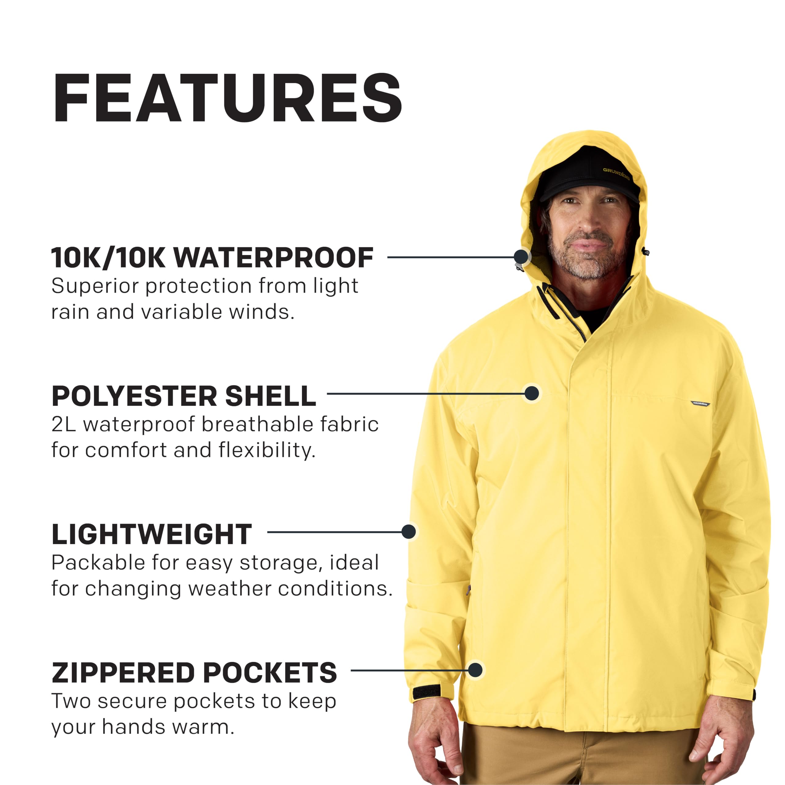 Grundéns Cutter Jacket - Waterproof Fishing Jacket