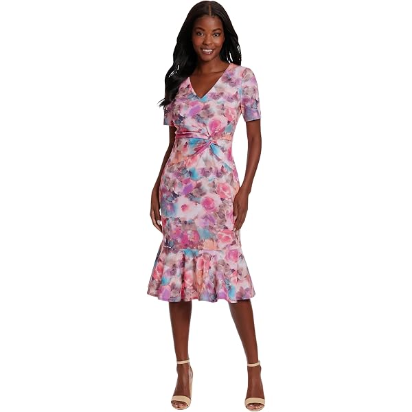 Amazon.com: TRUTH Women's Kara Dress, Tea Party Print Green Multi, M :  Clothing, Shoes & Jewelry