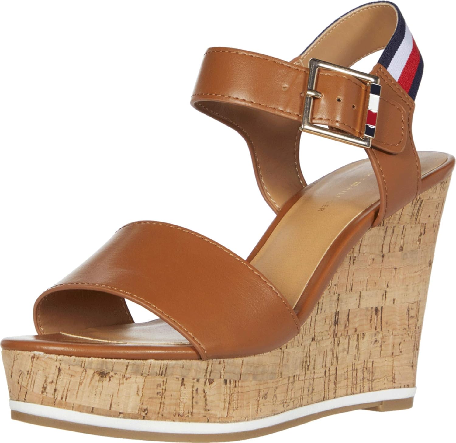 tommy hilfiger cork wedge sandals