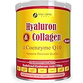 FINE JAPAN Premium Marine Collagen Powder with Hyaluronic Acid, CoQ10 & Elastin - Non-GMO - 30 Servings (196g / 6.9oz)