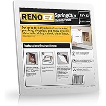 RenoEZ Plastic Access Panel 6x6 inches with Spring Click