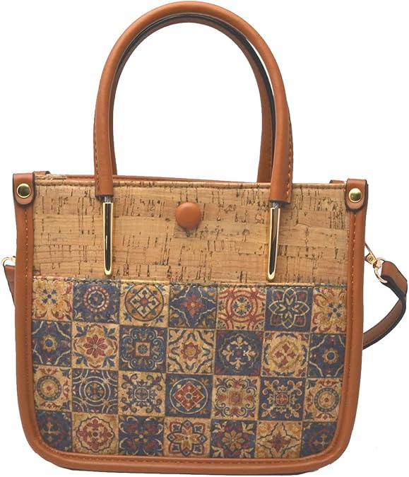 Cork Bag Cork Purse Shoulder Strap Women Vegan Bag No Leather Women