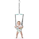 Bright Starts Playful Parade Door Jumper for Baby with Adjustable Strap, 6 Months and Up, Max Weight 26 lbs