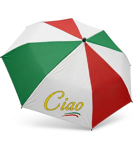 Italy Ciao Foldable Travel Umbrella – From Collection of Italian Pride Products at PSILoveItaly : Clothing, Shoes & Jewelry