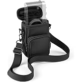 CaSZLUTION Camera Case for Camp Snap Pro, Lightweight Small Sling Bag | 5.31" x 3.35" x 1.20" Travel Bag with Adjustable Shoulder Strap, for KODAK Printomatic Instant Print Camera, Black