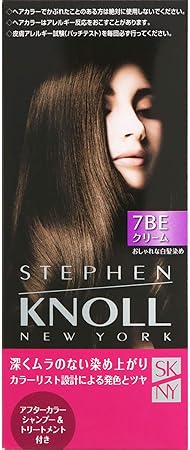 Amazon Stephen Knoll スティーブン ノル 医薬部外品 カラークチュール クリームヘアカラー 白髪染め 7be ライトベージュブラウン 1回分 Stephen Knoll スティーブン ノル ビューティー 通販