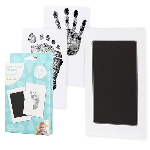 Pearhead Inkless Baby Hand and Footprint Kit — Mess Free Clean Touch ...