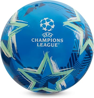 UEFA Hy-Pro Official Champions League Play Ball 9 Inch Blue Flyaway
