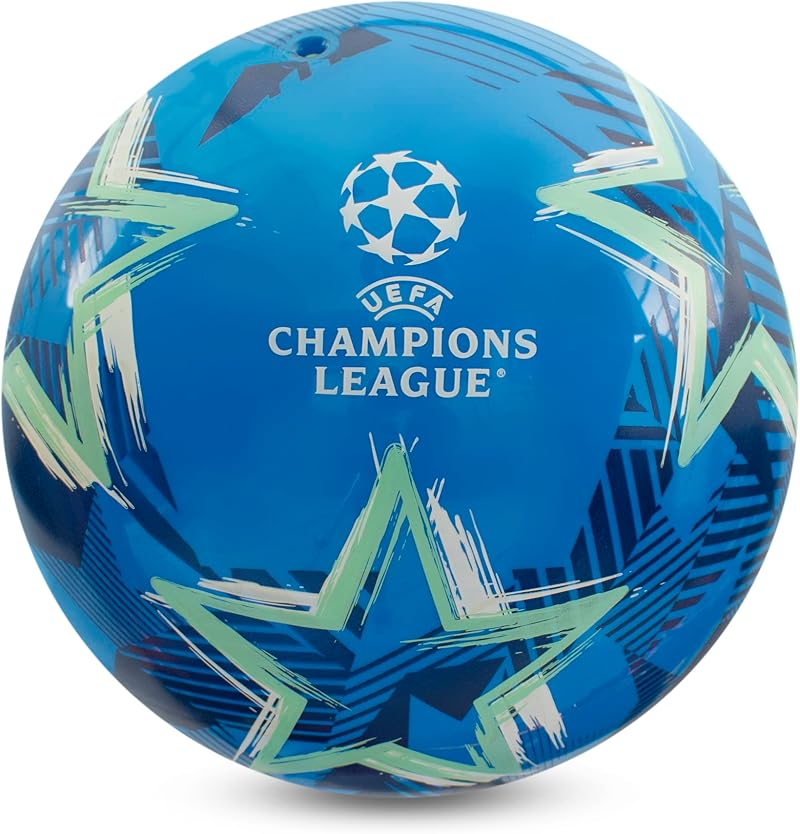 UEFA Hy-Pro Official Champions League Play Ball 9 Inch Blue Flyaway