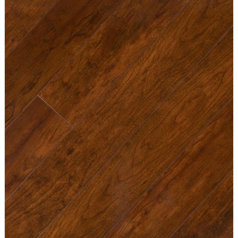Hampton Bay High Gloss Keller Cherry 8 Mm Thick X 47 3 4 In
