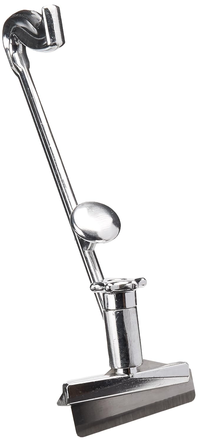 New Star Foodservice 37487 Heavy Duty Casting Aluminum Grill Scraper with Stainless Steel Blade,17.5-inch