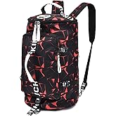 GGOV Gym Sport Bag Backpack Duffle Bag Weekender Bag Waterproof Travel Sling Bag Casual Daypack for Men and Women