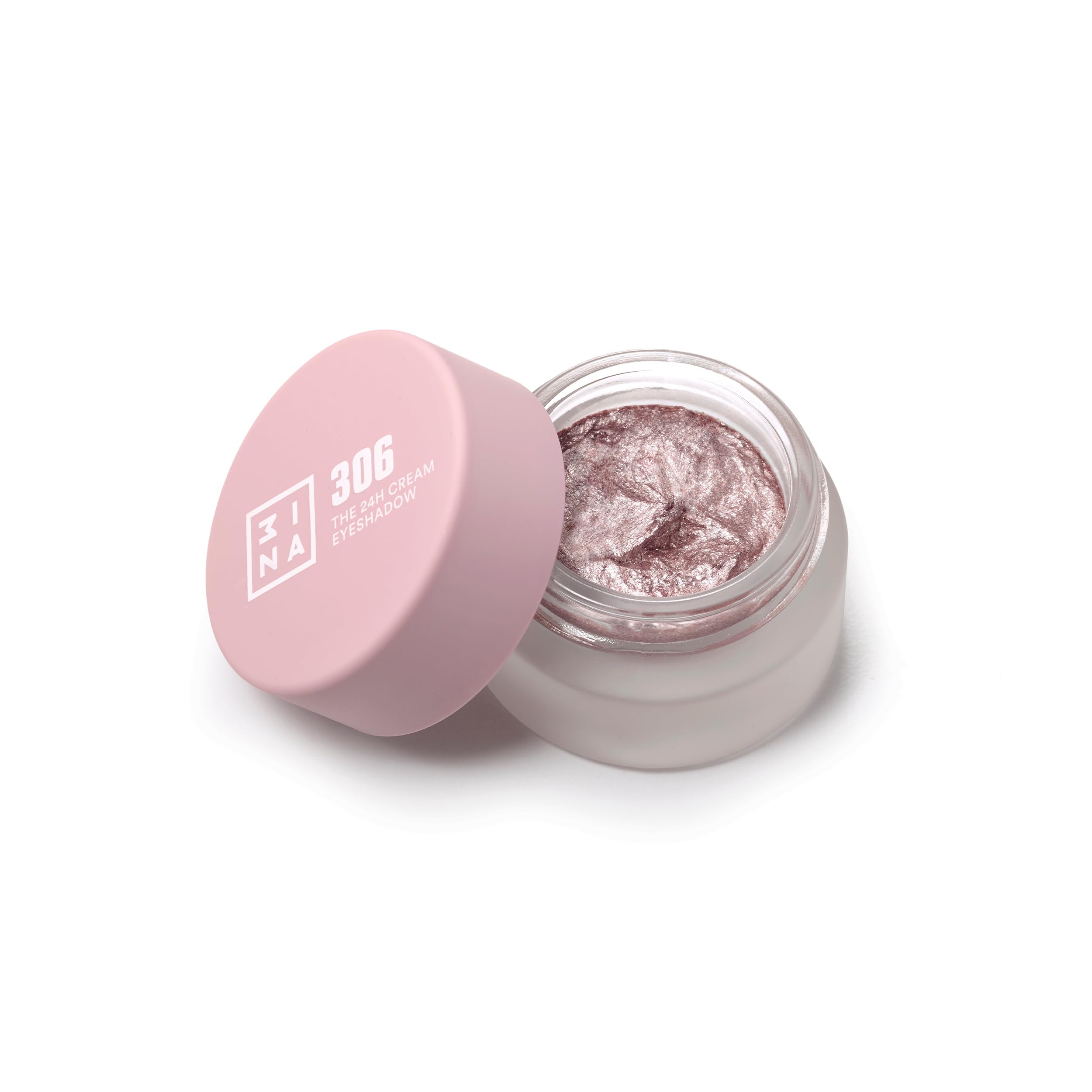 3INA MAKEUP - 24h Cream Eyeshadow 306 - Light Pink - Waterproof, Fast Drying - Matte Shimmer & Glitter — image 1