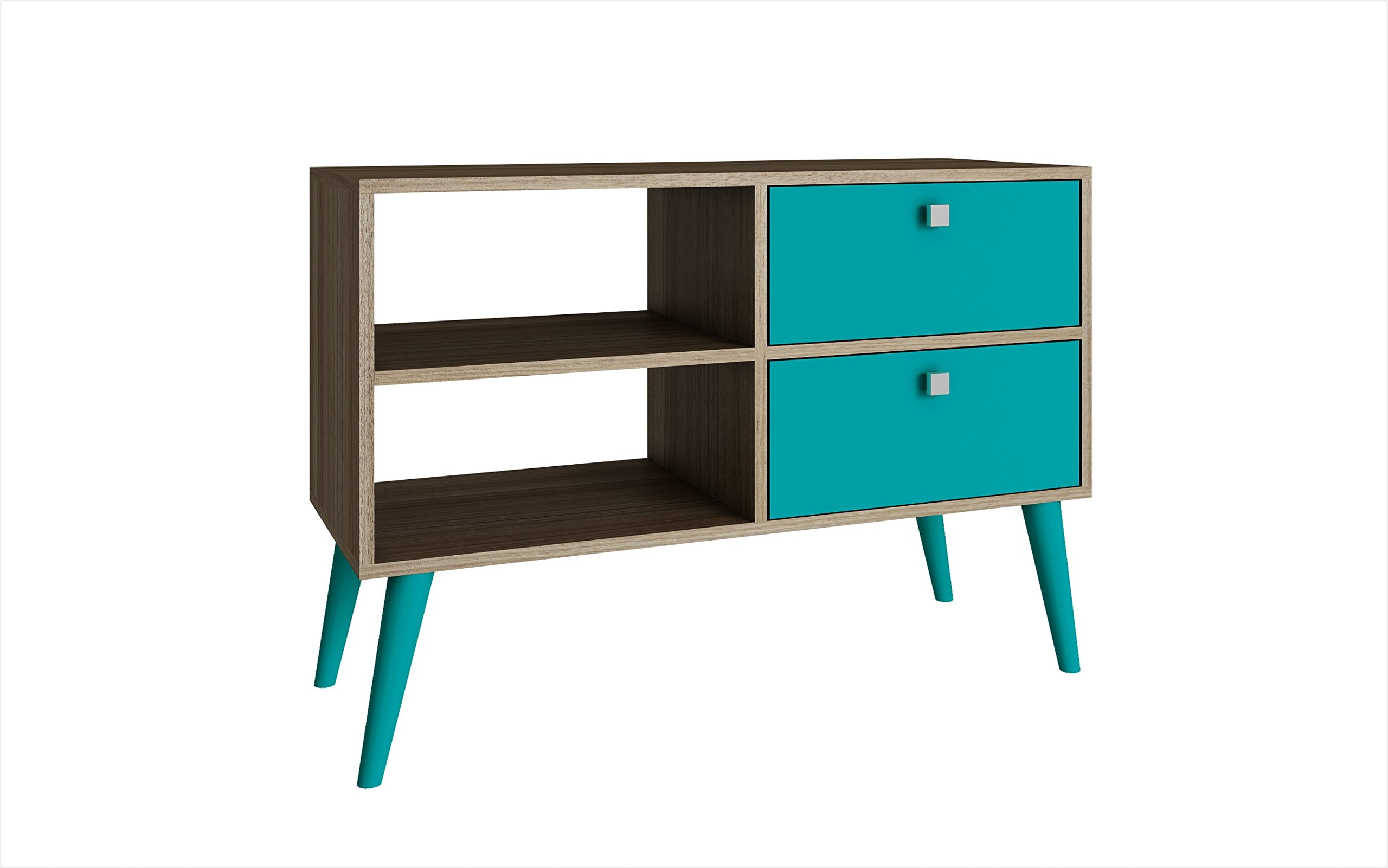 Manhattan Comfort Dalarna Series Long Tabletop TV Stand Console with