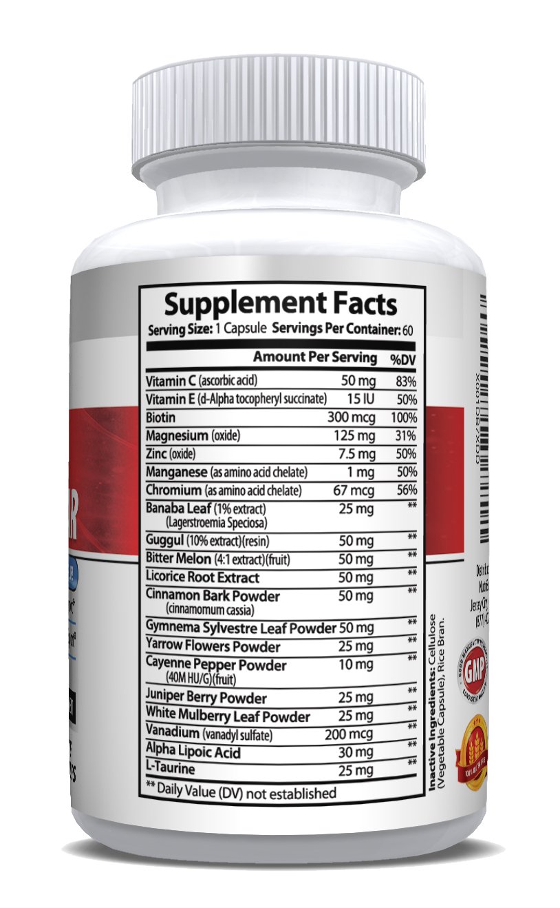 Natural Ultra Blood Sugar Supplement Helps Support Healthy Blood