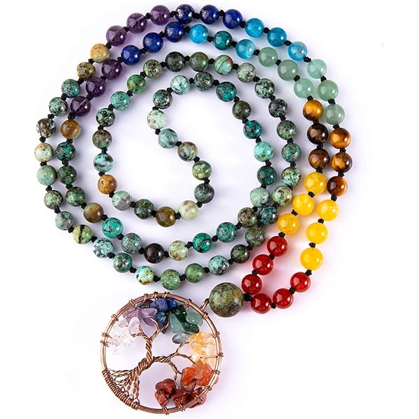 Tibetaanse Mala ketting met mantrakralen