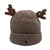 MOSSTYUS Cute Reindeer Moose Hat Winter Warm