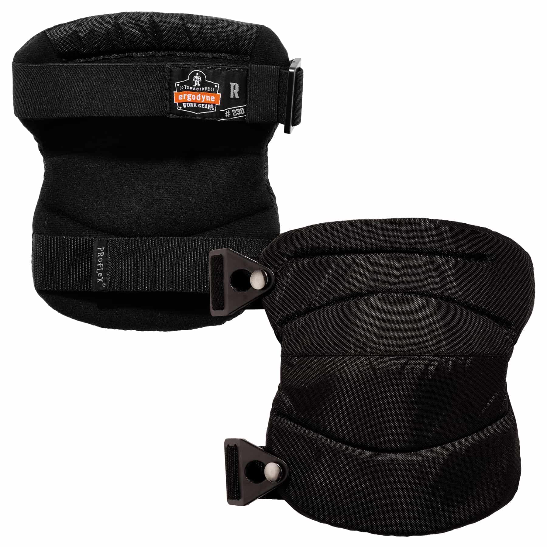 Ergodyne ProFlex 230 Soft Cap Knee Pads, Buckle Closure