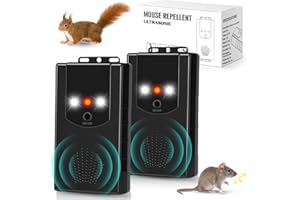 ZLIEATMP 2 Pack Rodent Repellent for Car Engines,Three Power Supply Modes Rat Repellent for Car Mouse Repellents and Mouse Blocker for Cars Suitable for Cars, Garages, Warehouses