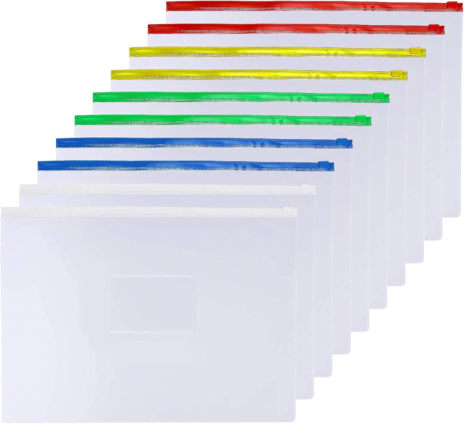 EsOfficce Zipper File Bags, Zipper Envelope, Letter Size