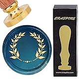 CRASPIRE Leaf Wax Seal Stamp Plant Sealing Wax