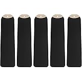 Kingshion 5 Pack Fan Blade Covers Suitable for Most Ceiling Fan Blades- Fits fan blades 5-6" wide, 19.5-22" long (Black)