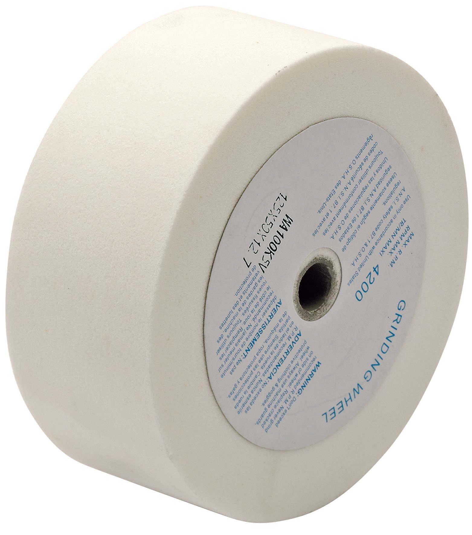 Draper 38186 Dry Stone Bench Grinder Wheel 125 x 12.7mm Bore,Blue