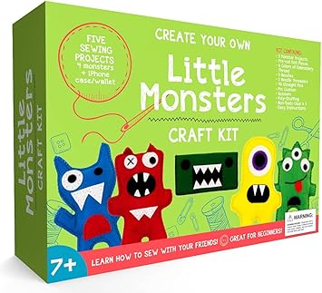 Little Monsters Beginners Sewing Craft 