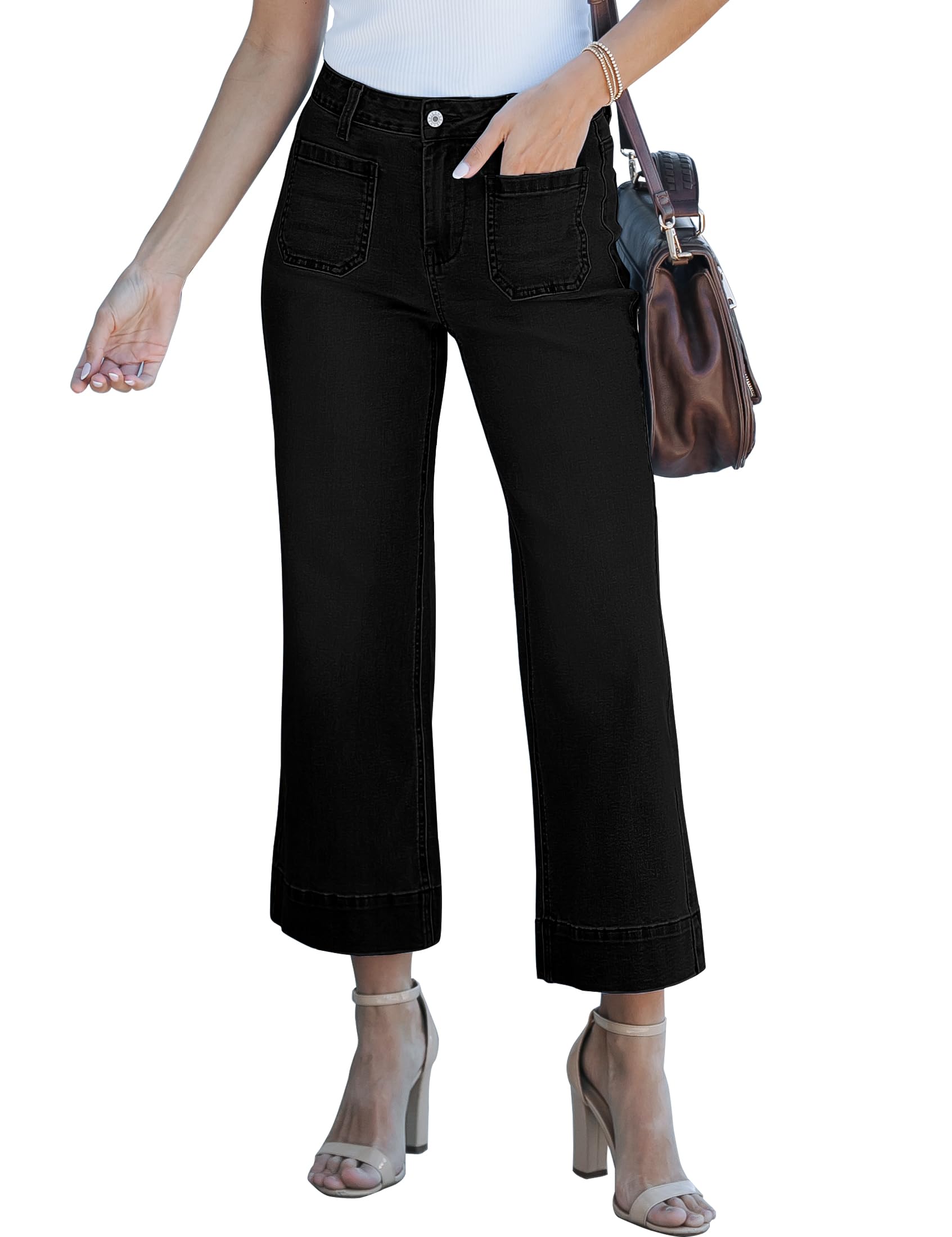 luvamia Wide Leg Jeans for Women Trendy High