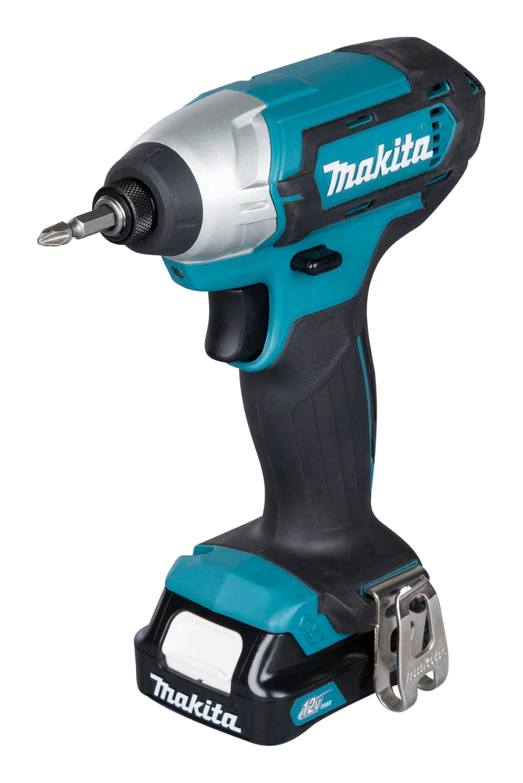 Makita TD110DWAE 12V Max Li-Ion CXT Impact Driver Complete with 2 x 2.0 Ah Li-Ion Batteries and Charger Supplied in A Carry Case