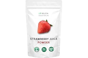 BELEON GOODS FOR LIFE Strawberry Powder - Pure All Natural Powder for Baking, Smoothie, Cooking, 8 oz