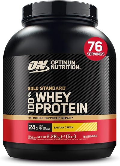 Optimum Nutrition Gold Standard Whey Banana Cream 2.28kg 76 Servings