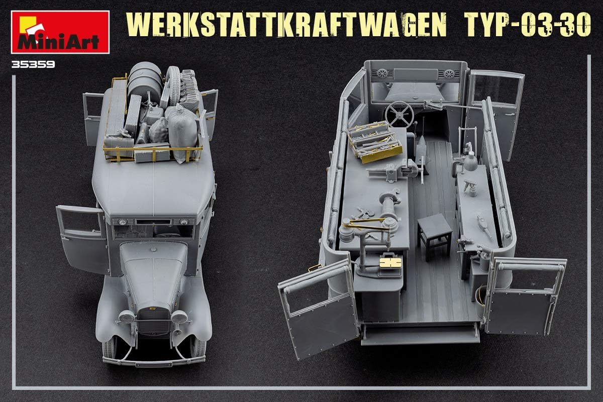 Miniart 1:35 - Typ-03-30 Werkstattkraftwagen, Various - Image 5
