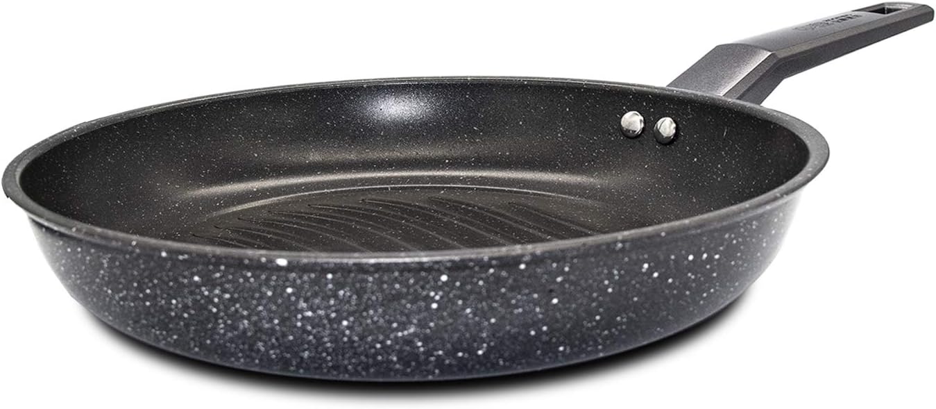 Granite Nonstick Frying Pan 11", Stir Fry Wok Pan, PFOA
