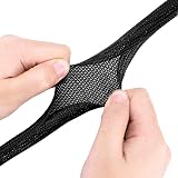 Amazon Basics Cable Tidy Tube 3m Black Organiser Cord Management 12-20mm view 6