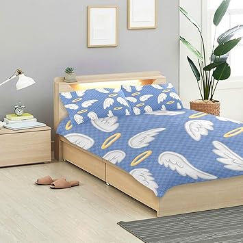 Amazon Com Bokekang Cartoon Angel Wings Holy Angelic Nimbus