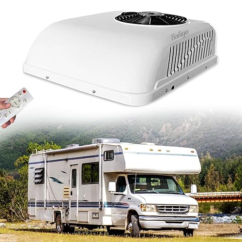 9200 BTU Camper AC Unit with Heat 12V AC/Heater Unit, 12 Volt